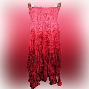 NWT! Chaudry KC Bohemian Maxi Skirt with Embellished Waist.